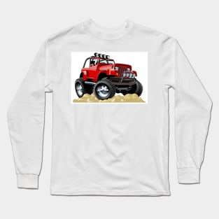Cartoon jeep Long Sleeve T-Shirt